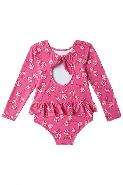 SEAFOLLY Valencia Pink Paddlesuit with frill
