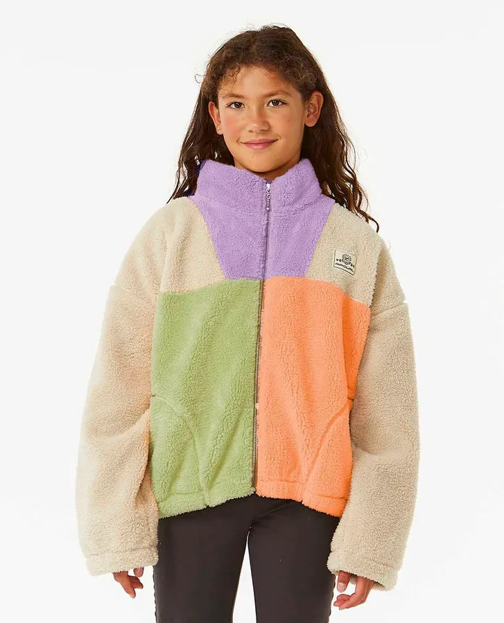 RIPCURL Block Party Polar Fleece GIRL - Lilac