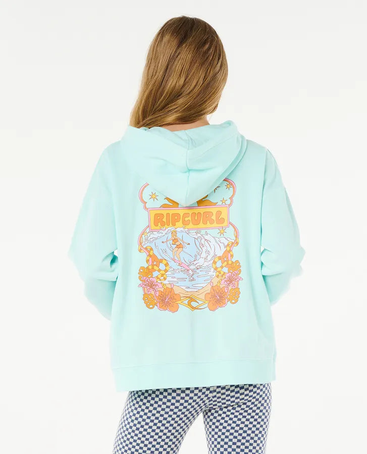 RIPCURL Neon Isles Surfer Fleece - Washed Aqua