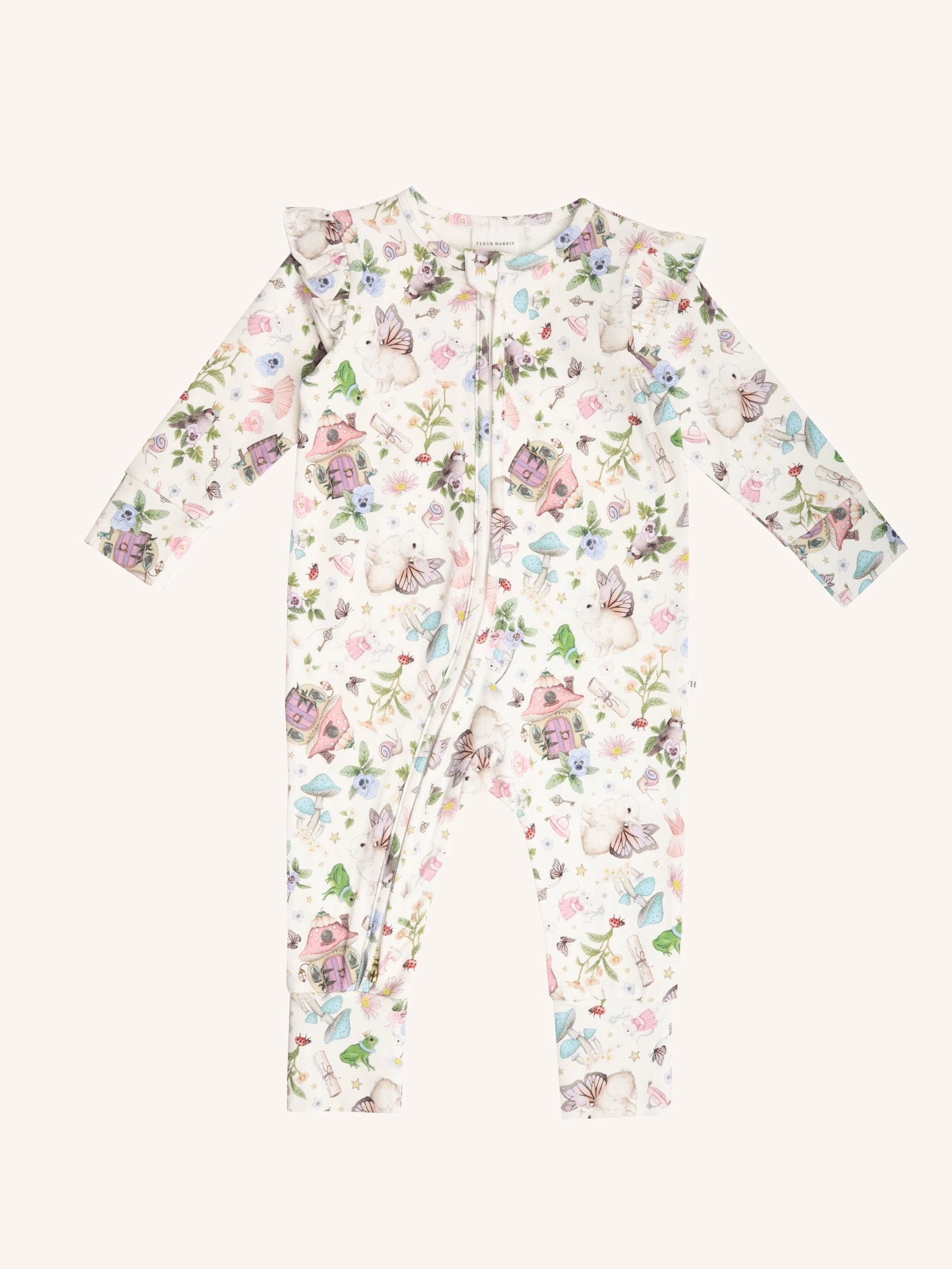 Fleur Harris Precious Frill Coverall Onesie - Mini Fairyland
