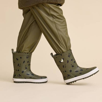 CRYWOLF Rain Boots Khaki Stones