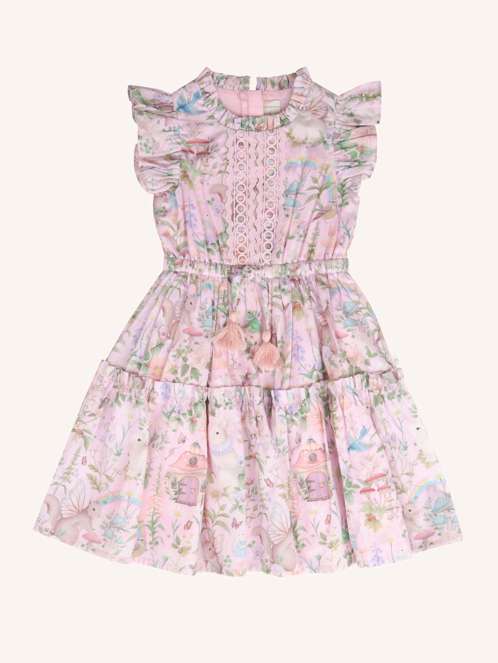 Fleur Harris Sweetheart Dress - Pink Lavender