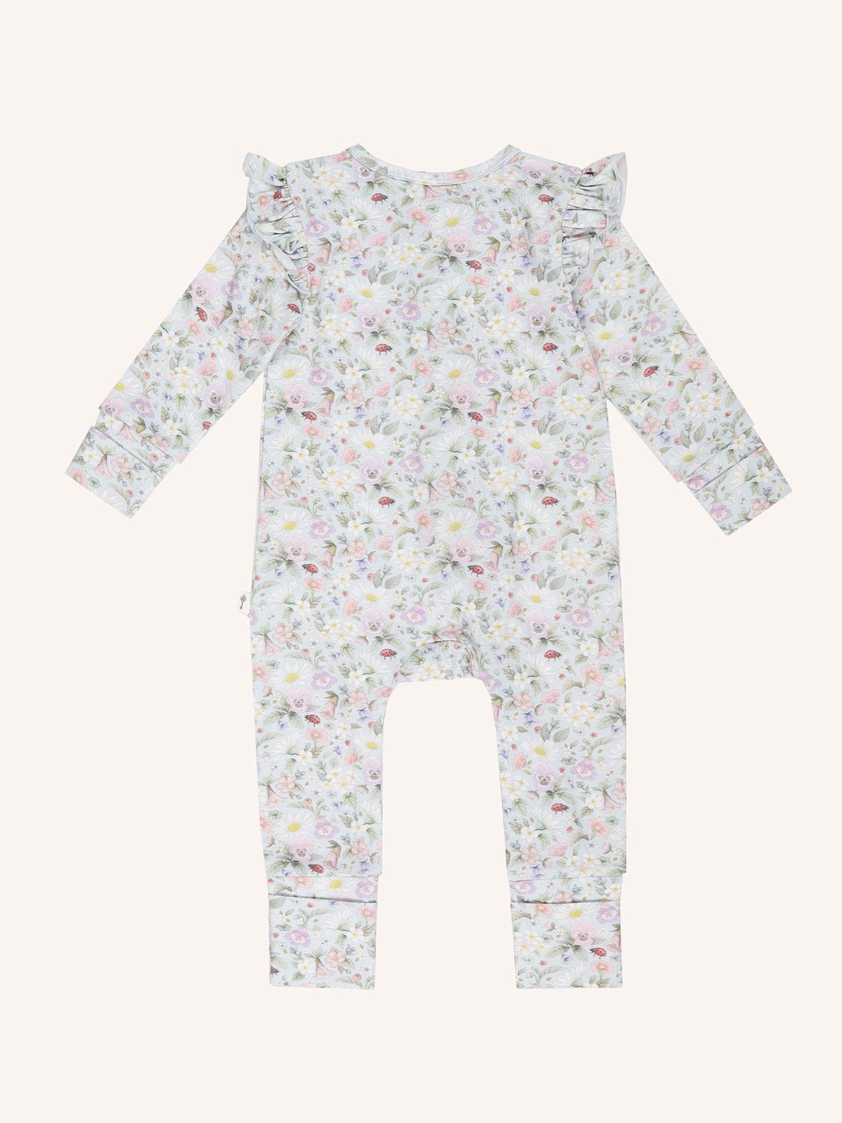 Fleur Harris Precious Frill Coverall Onesie - Sweet Garden