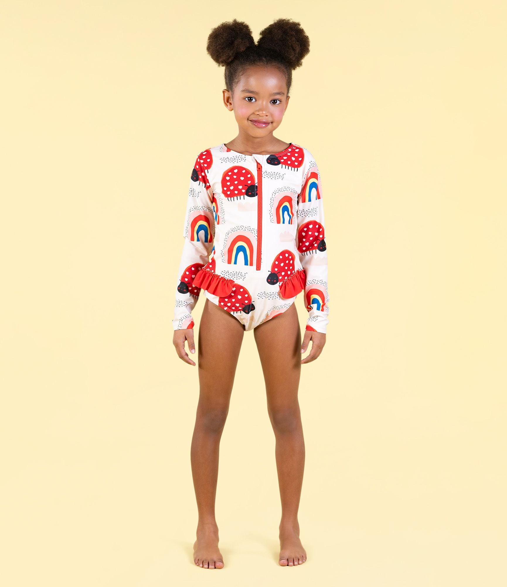 ROCK YOUR BABY Love bug rainbow one piece