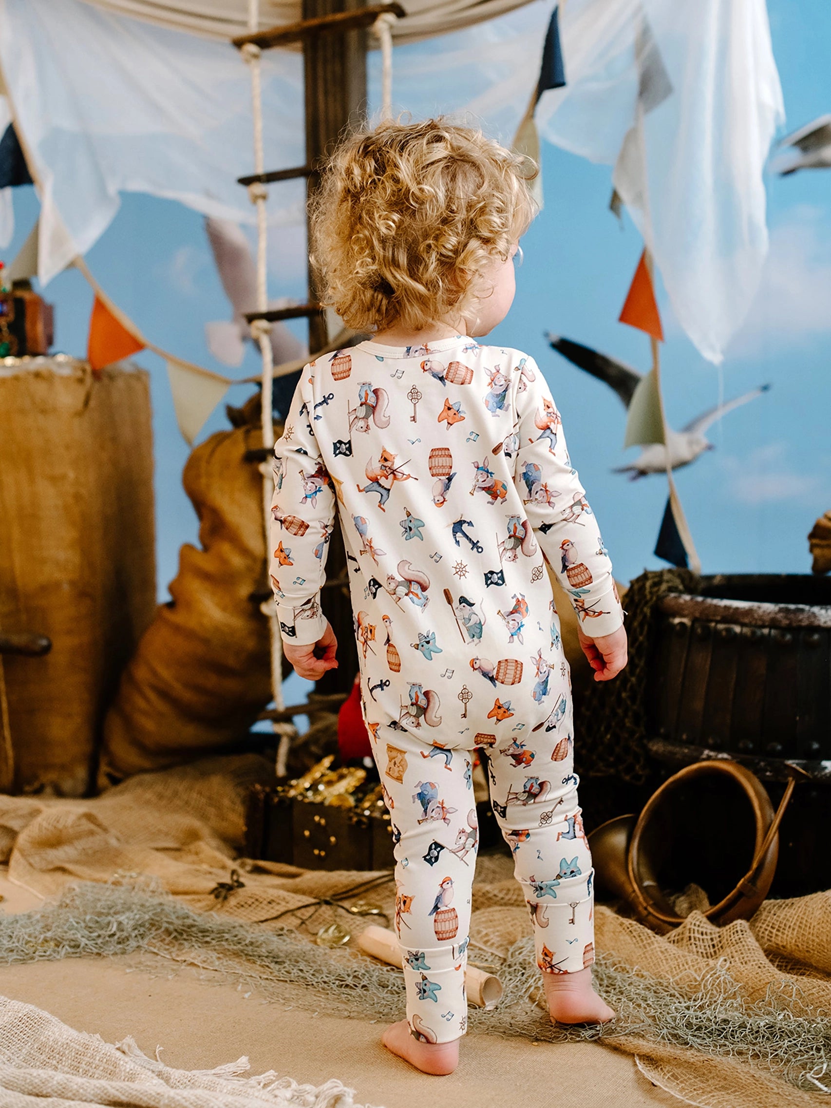 Timeless Coverall Onesie - Sea Shanty