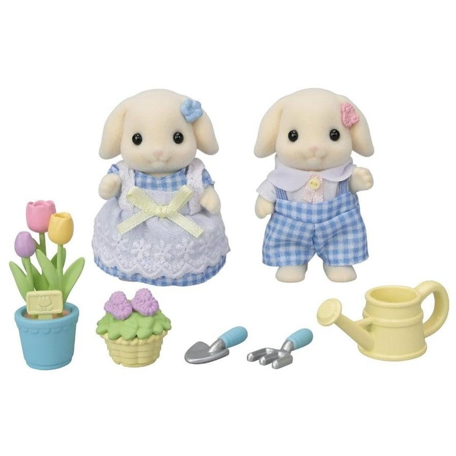 SF Blossom Gardening Set - Flora Rabbit Sister & Brother