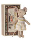MAILEG Big sister mouse in matchbox