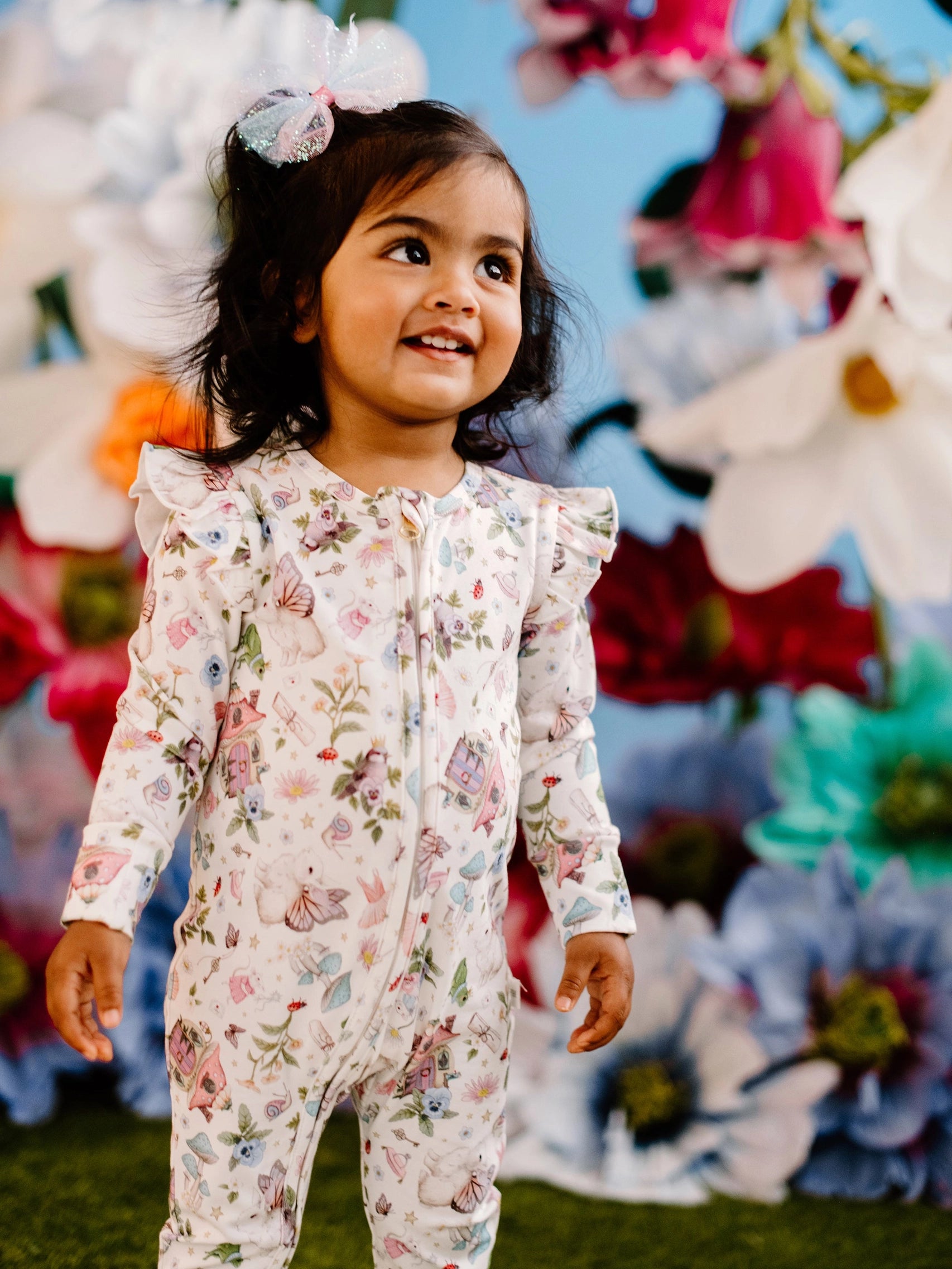 Fleur Harris Precious Frill Coverall Onesie - Mini Fairyland