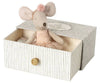 MAILEG Dance Mouse little sister in daybed