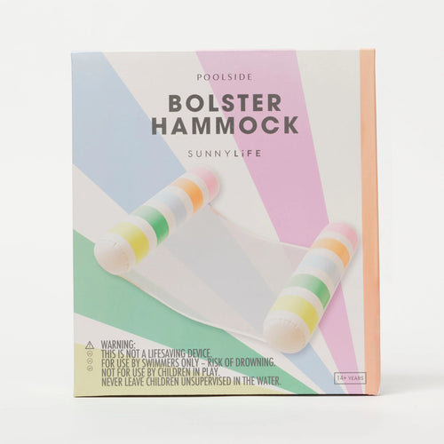 SUNNYLIFE Poolside Bolster Hammock - Pastel Gelato