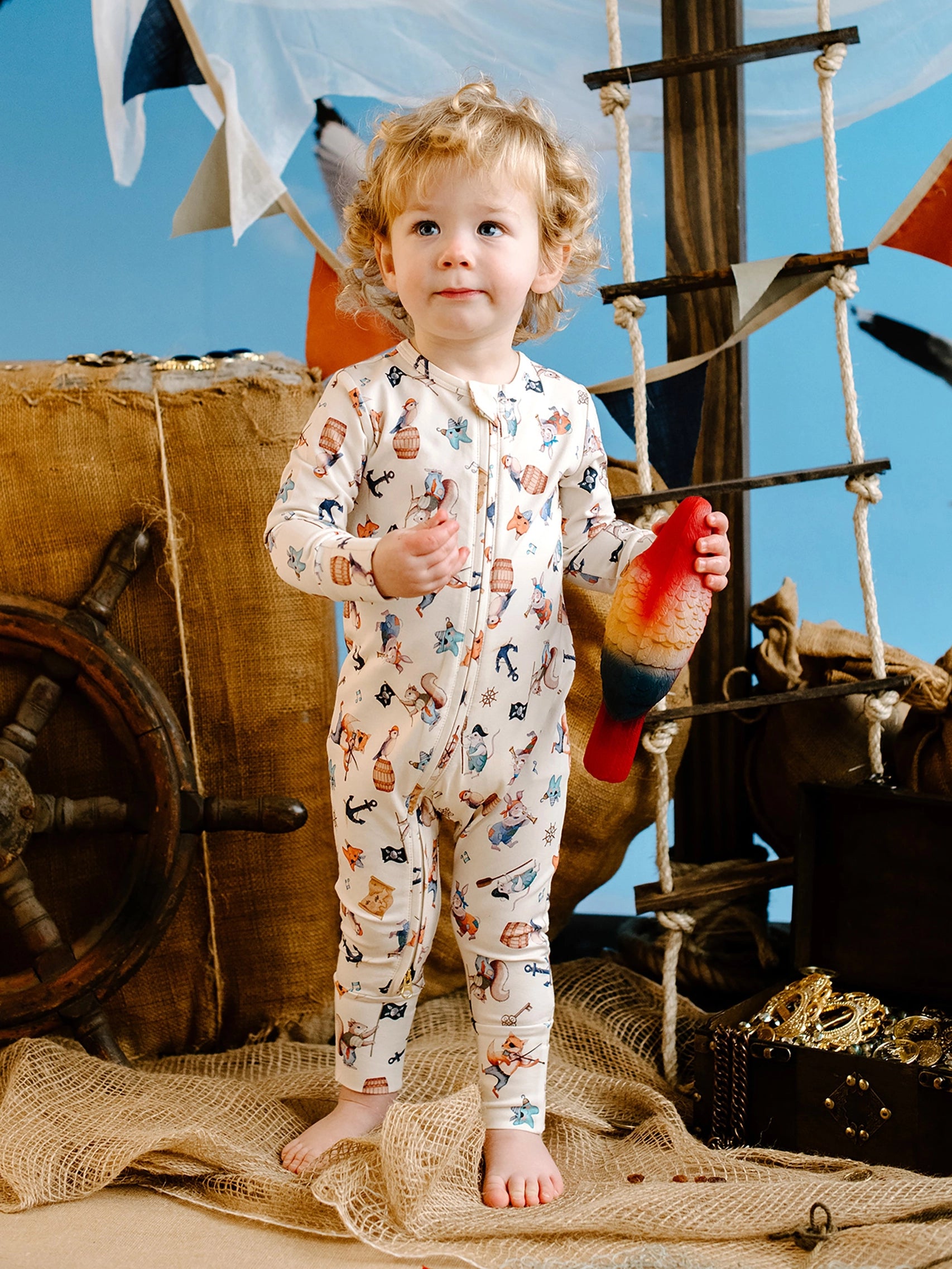 Timeless Coverall Onesie - Sea Shanty