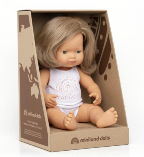 MINILAND Caucasian Dark Blonde Girl