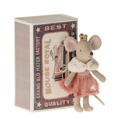 MAILEG Princess Mouse in Matchbox