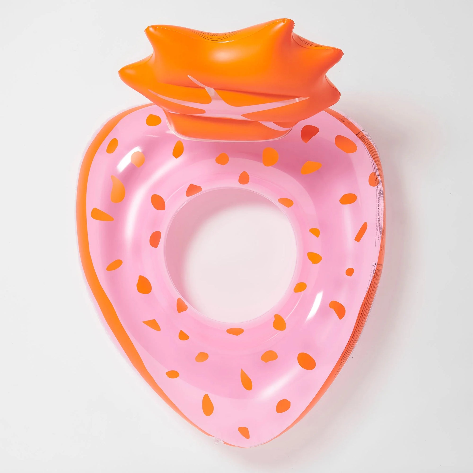 SUNNYLIFE Luxe Tube Pool Ring - Strawberry