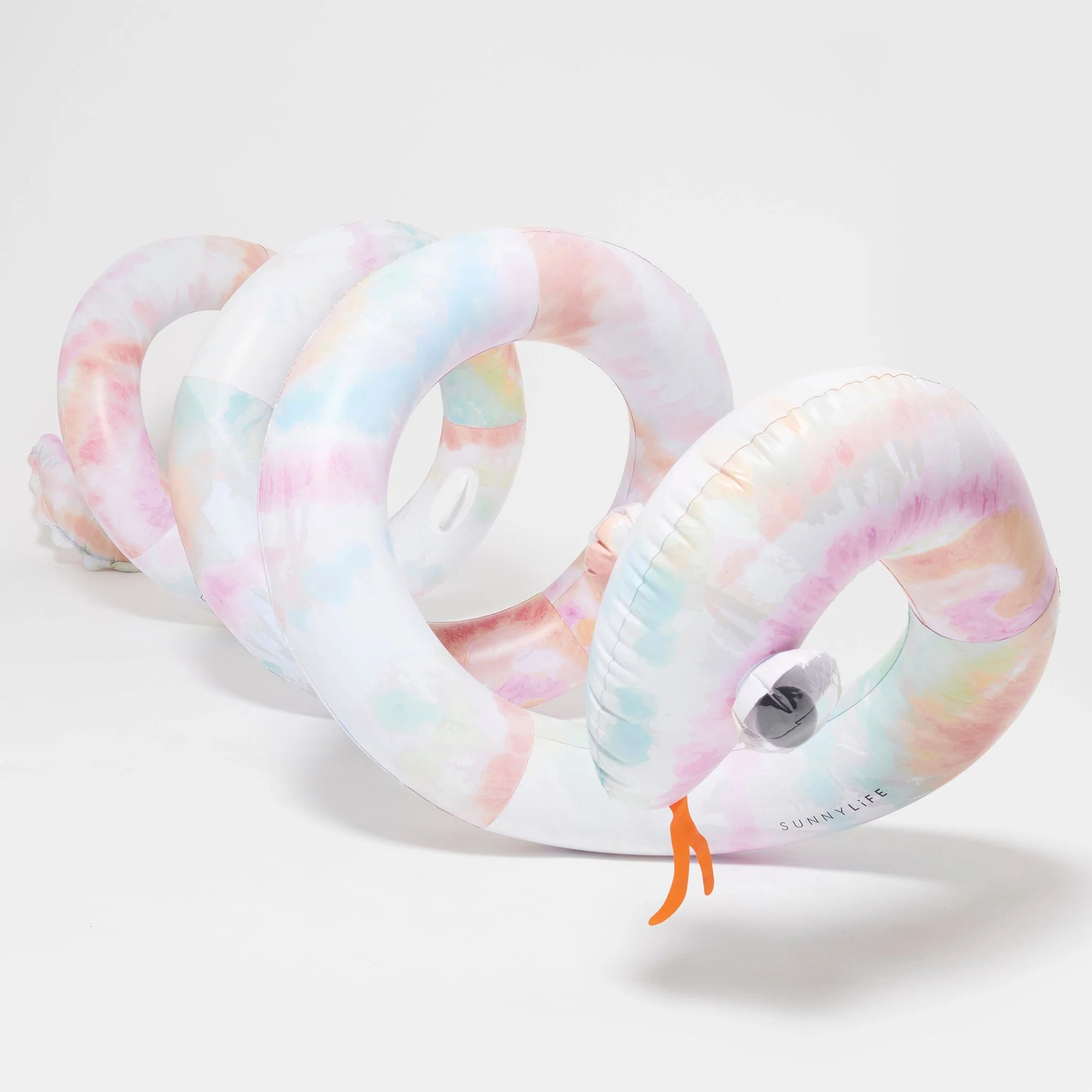 SUNNYLIFE Tie Dye Snake Giant Inflatable Noodle