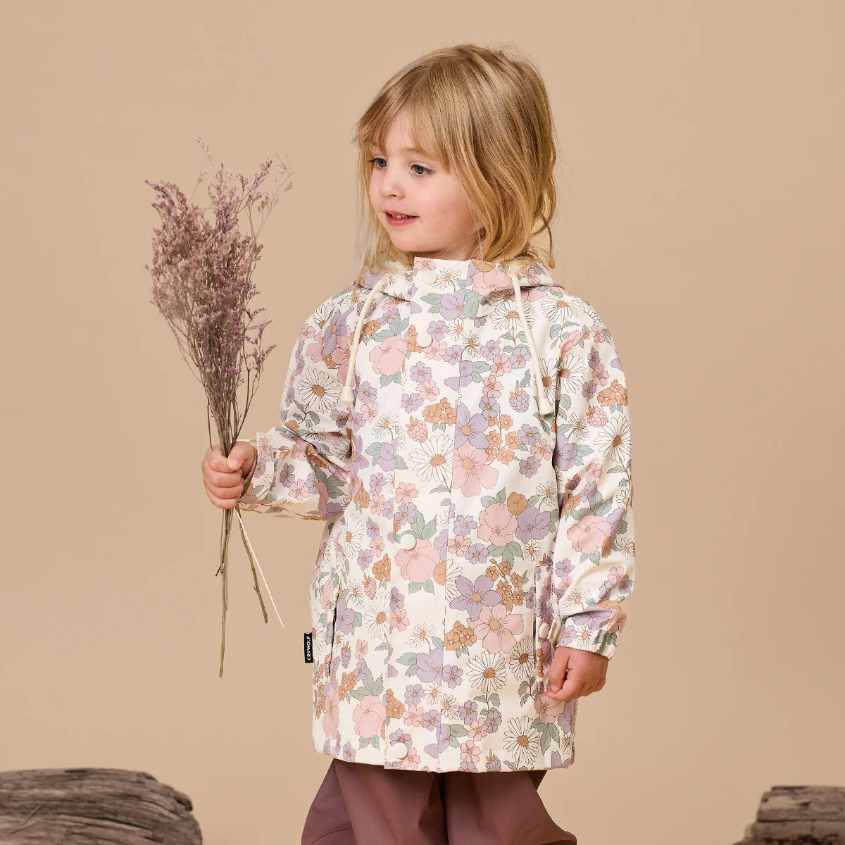 CRYWOLF Rain Jacket - Daisy Floral