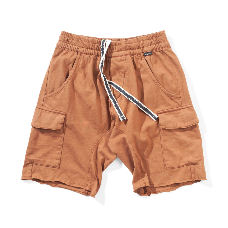 MUNSTER Fave Cargo Short - Washed Almond