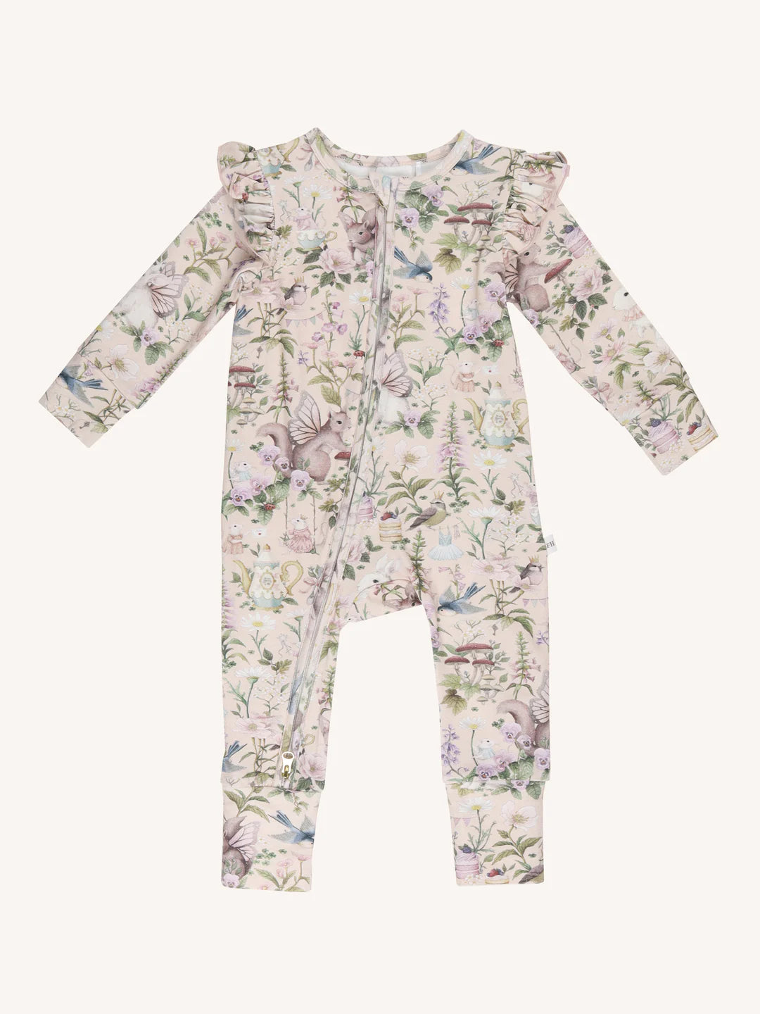 Fleur Harris Precious Frill Coverall Onesie - Garden Party