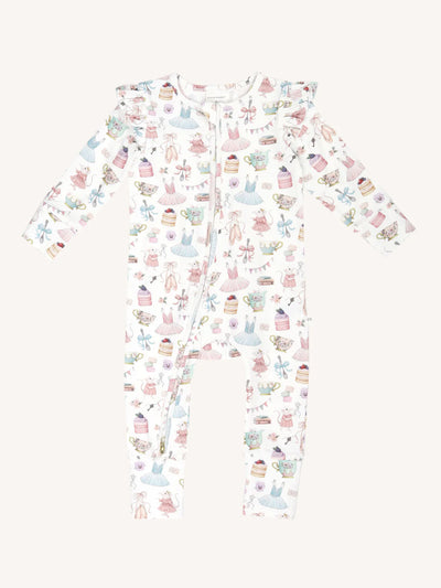 Fleur Harris Precious Frill Coverall Onesie - Mini Party