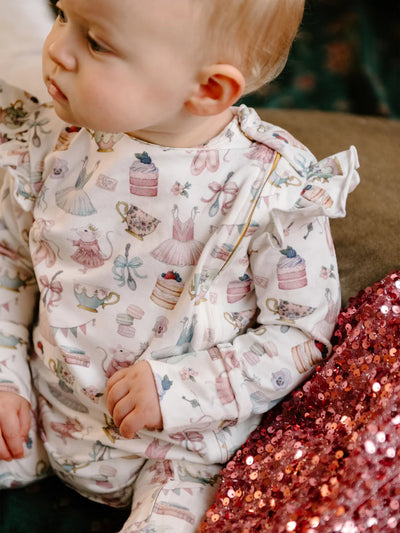 Fleur Harris Precious Frill Coverall Onesie - Mini Party