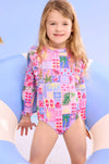Rainbow Beach Frill Paddlesuit