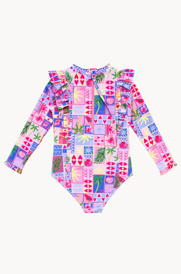 Rainbow Beach Frill Paddlesuit