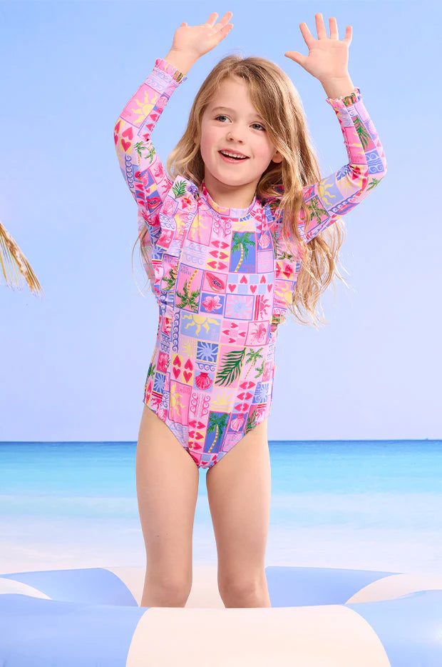Rainbow Beach Frill Paddlesuit