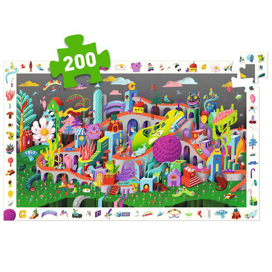 Djeco Puzzle Observation - Crazy Town
