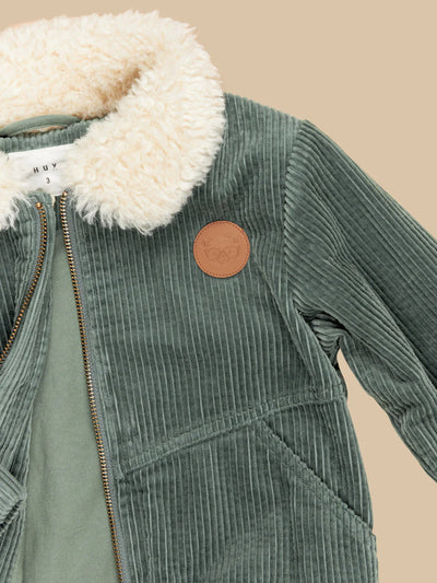 HUX 80's Chord Jacket in Light Spruce