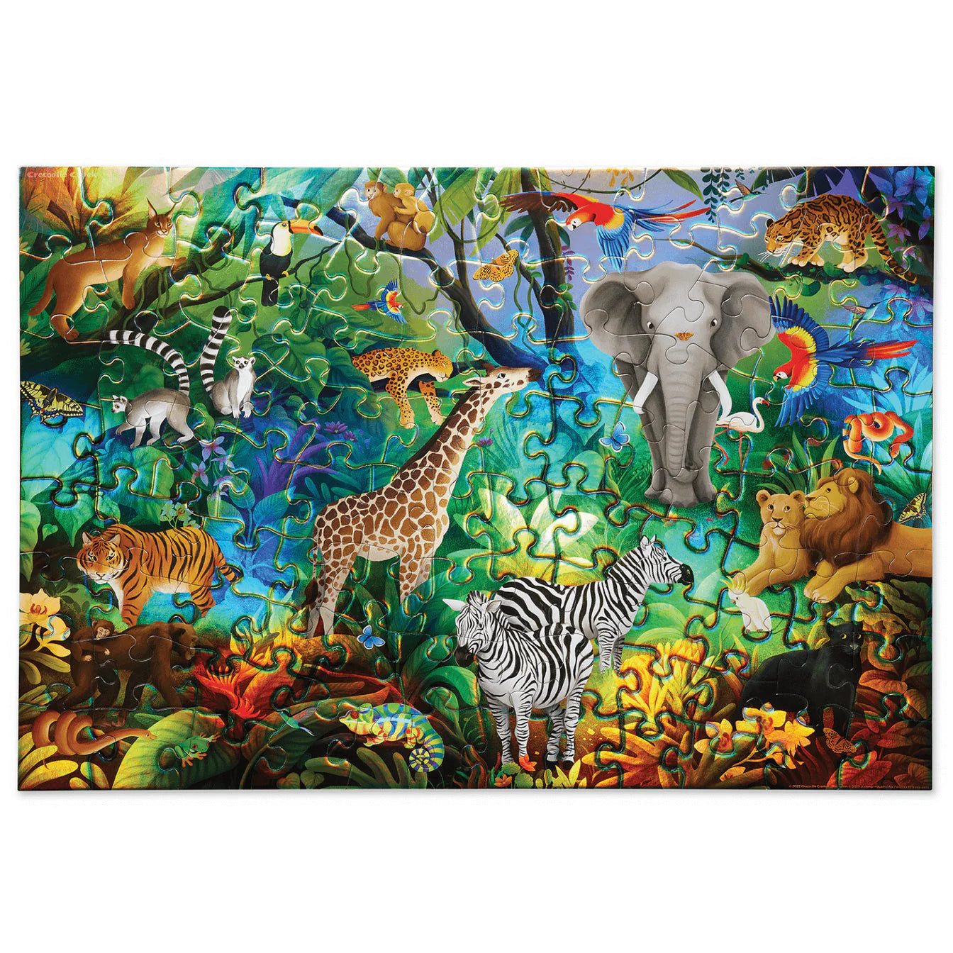 CC Holographic jungle paradise puzzle