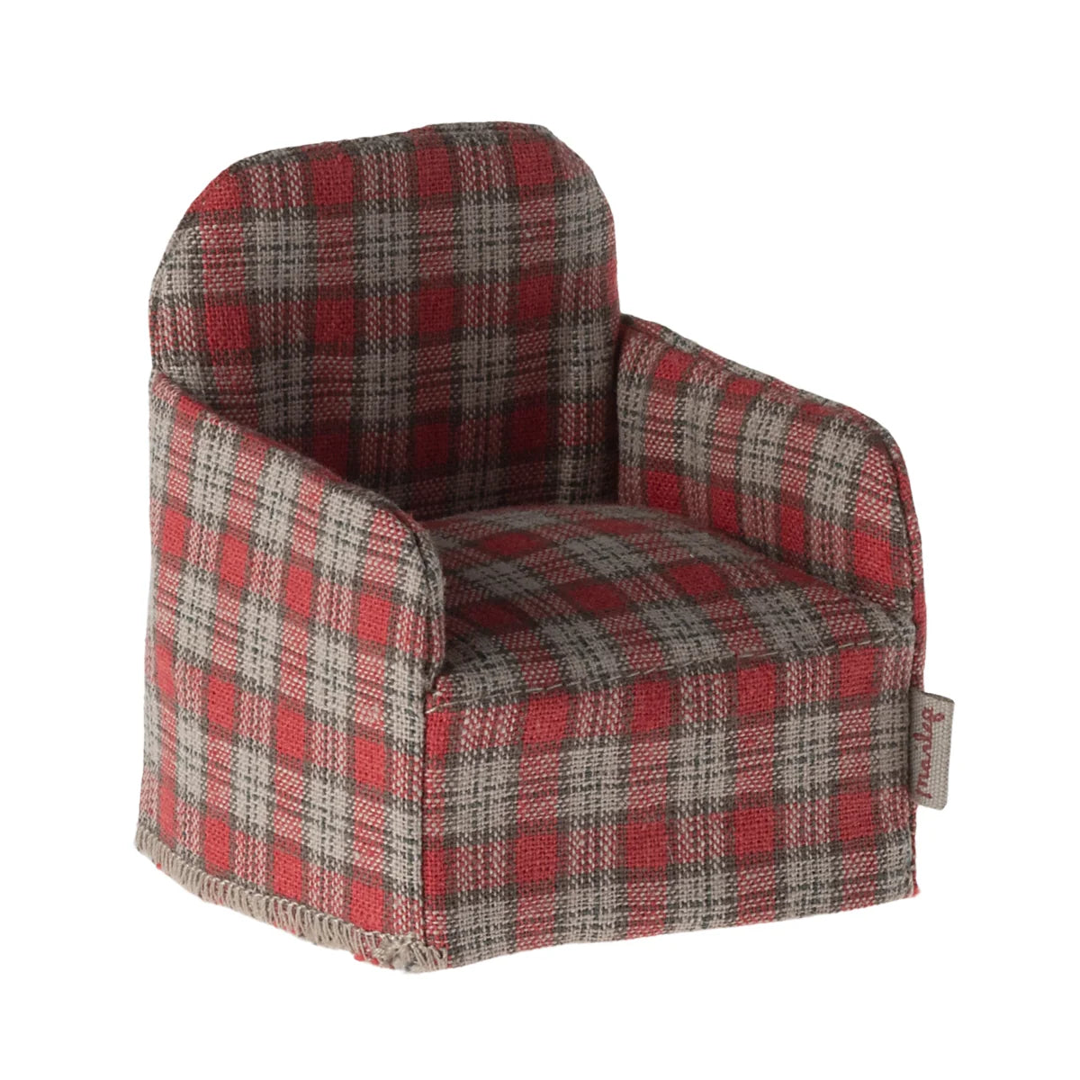 Maileg Red Checker Chair