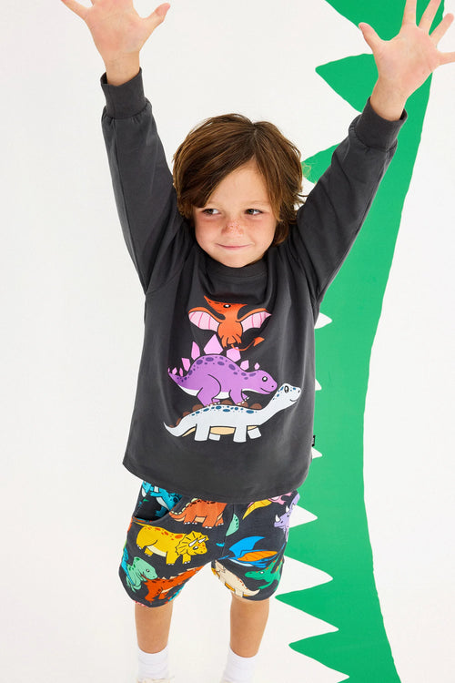Dino Stack Long Sleeve Shirt