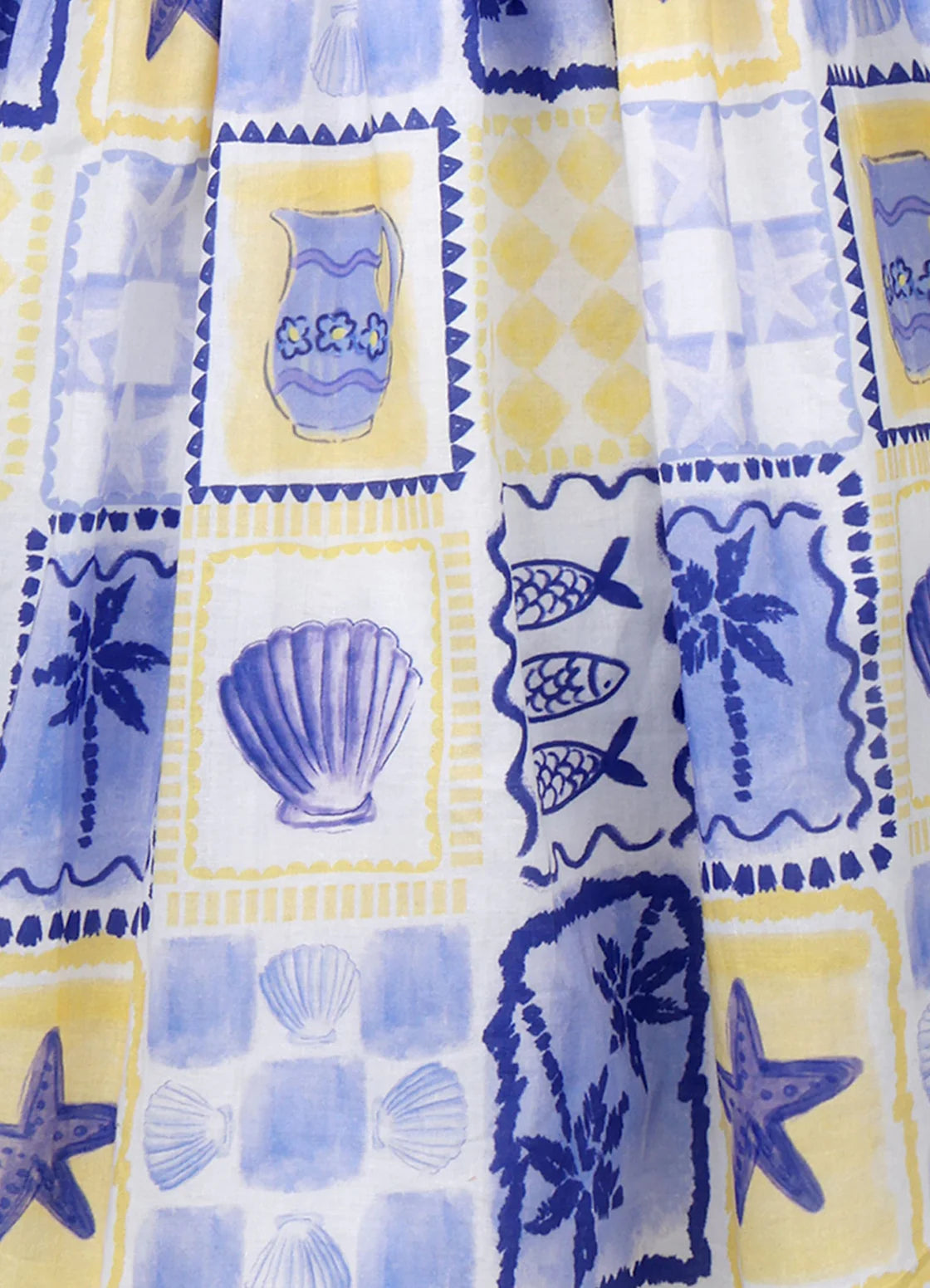 SEAFOLLY Palma Yardage Shirred Dress