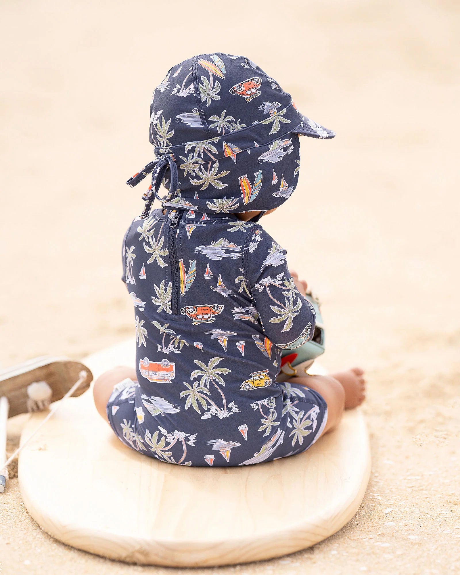 TOSHI Swim Baby Onesie - Surf Twilight