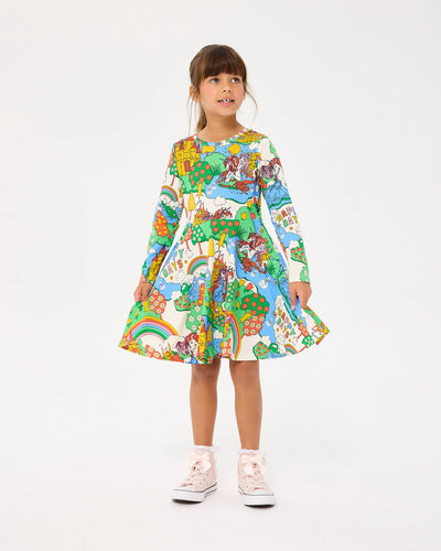 Happy Land Long Sleeve Dress