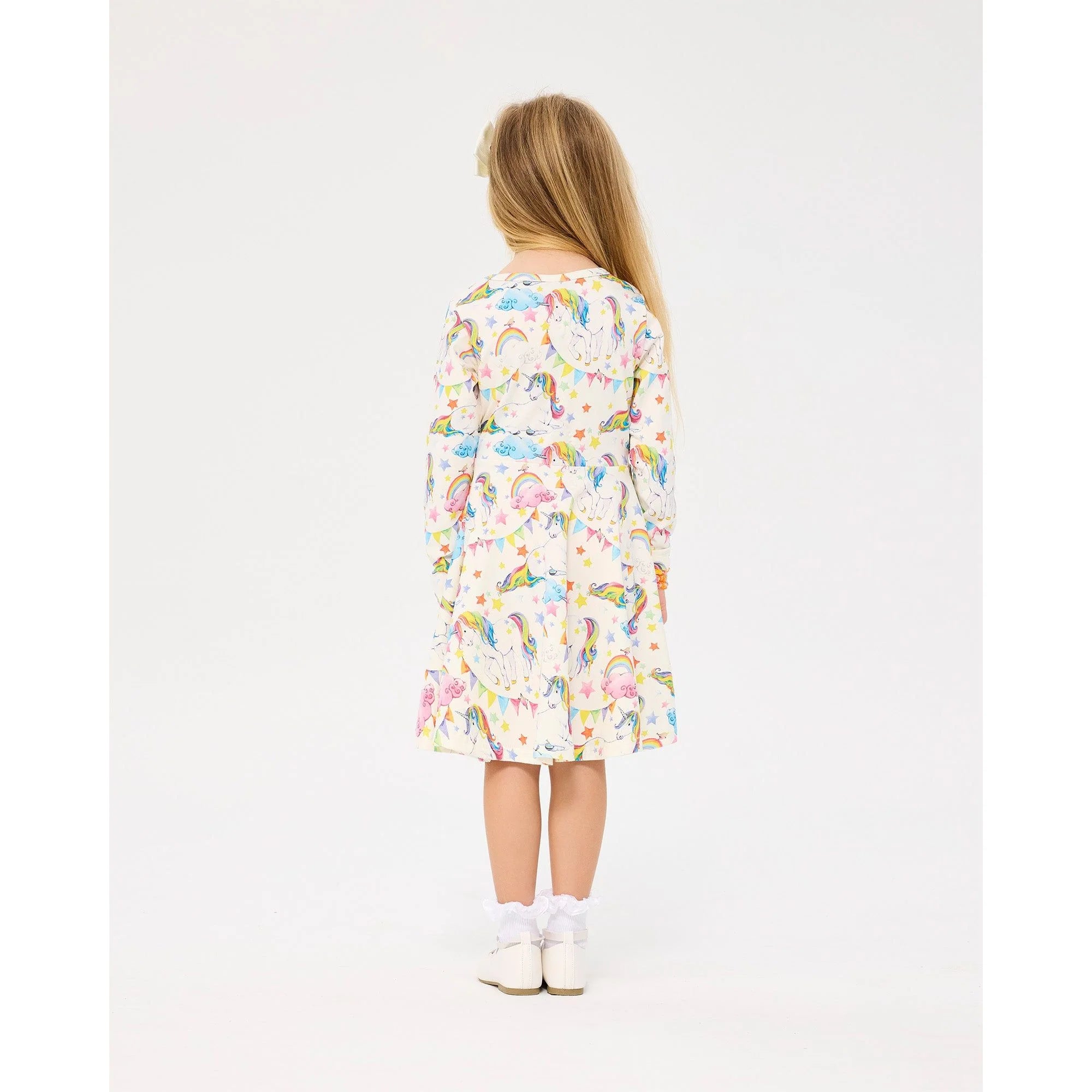 Unicorn Flags Long Sleeve Dress