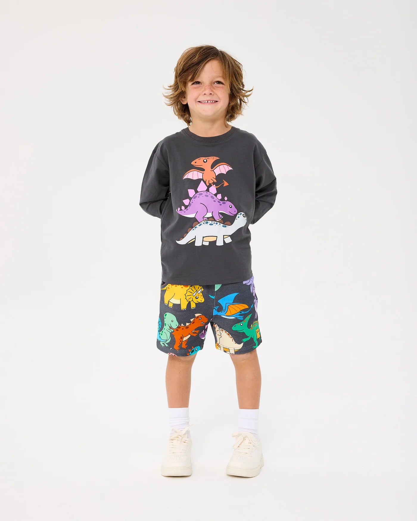 Dino Stack Long Sleeve Shirt