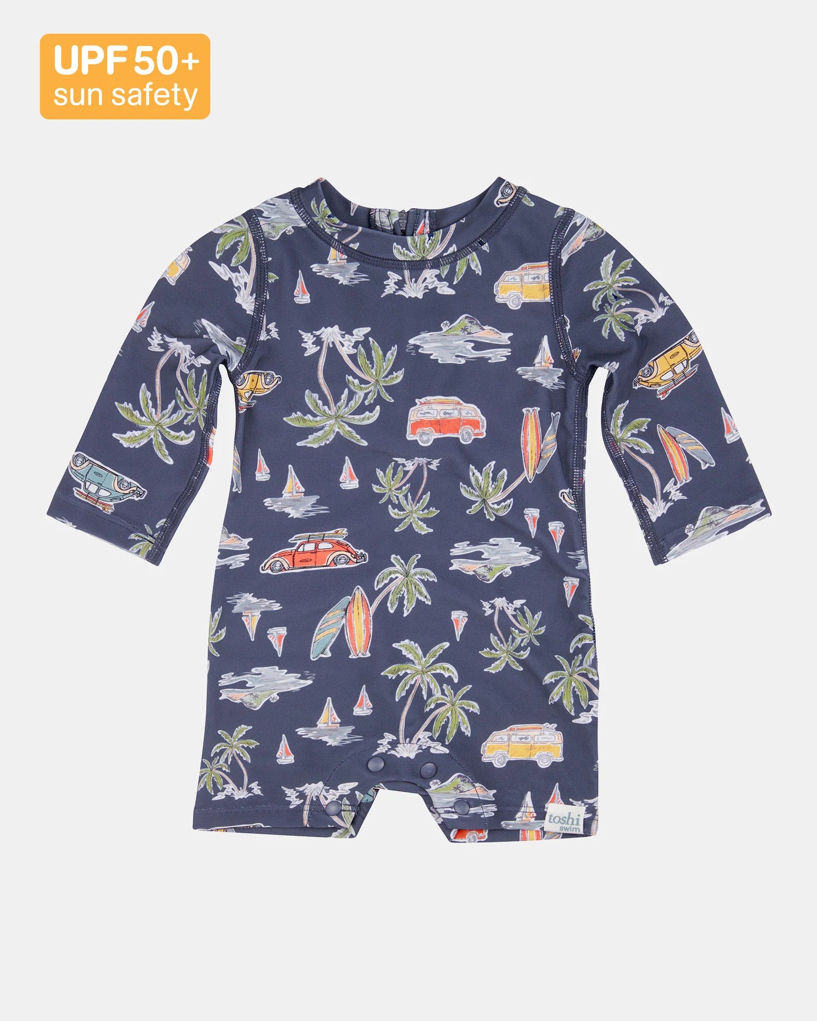 TOSHI Swim Baby Onesie - Surf Twilight