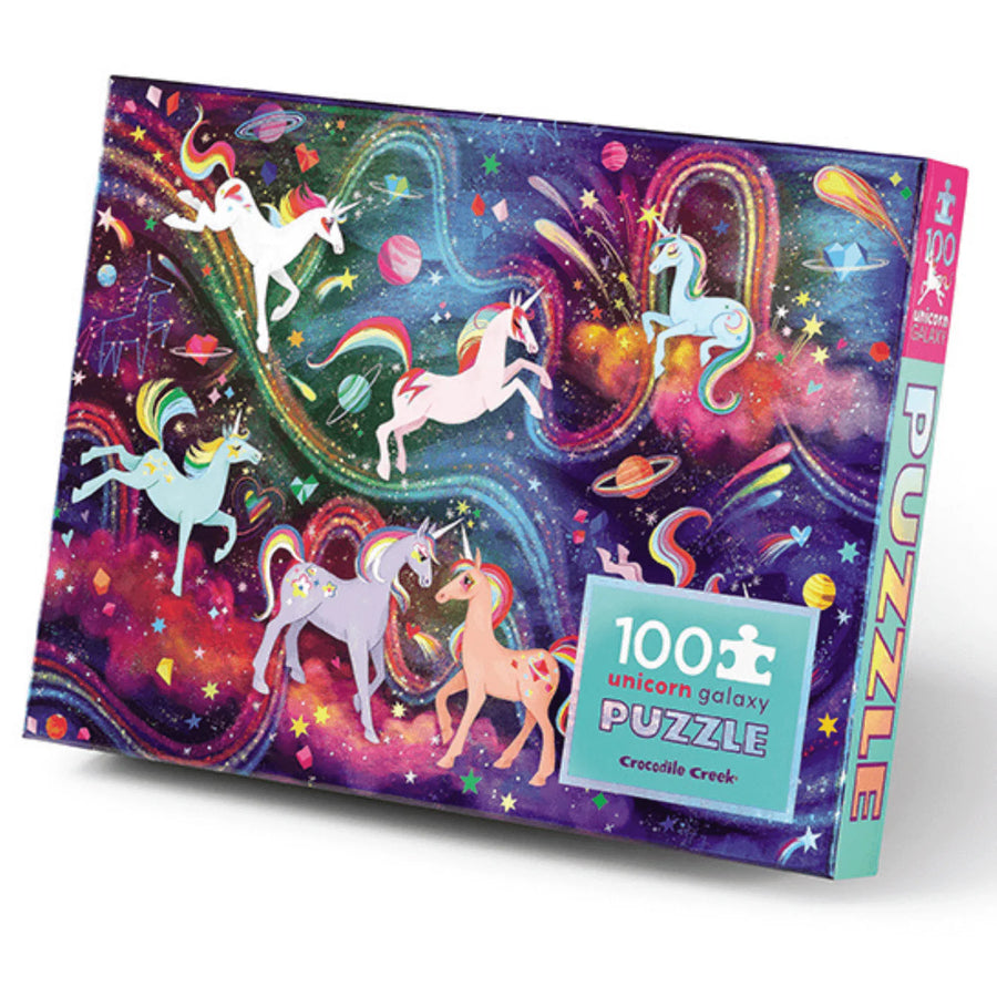 CC Holographic unicorn galaxy puzzle