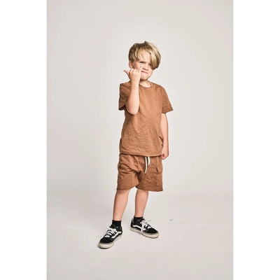 Plain SS Tee - Almond