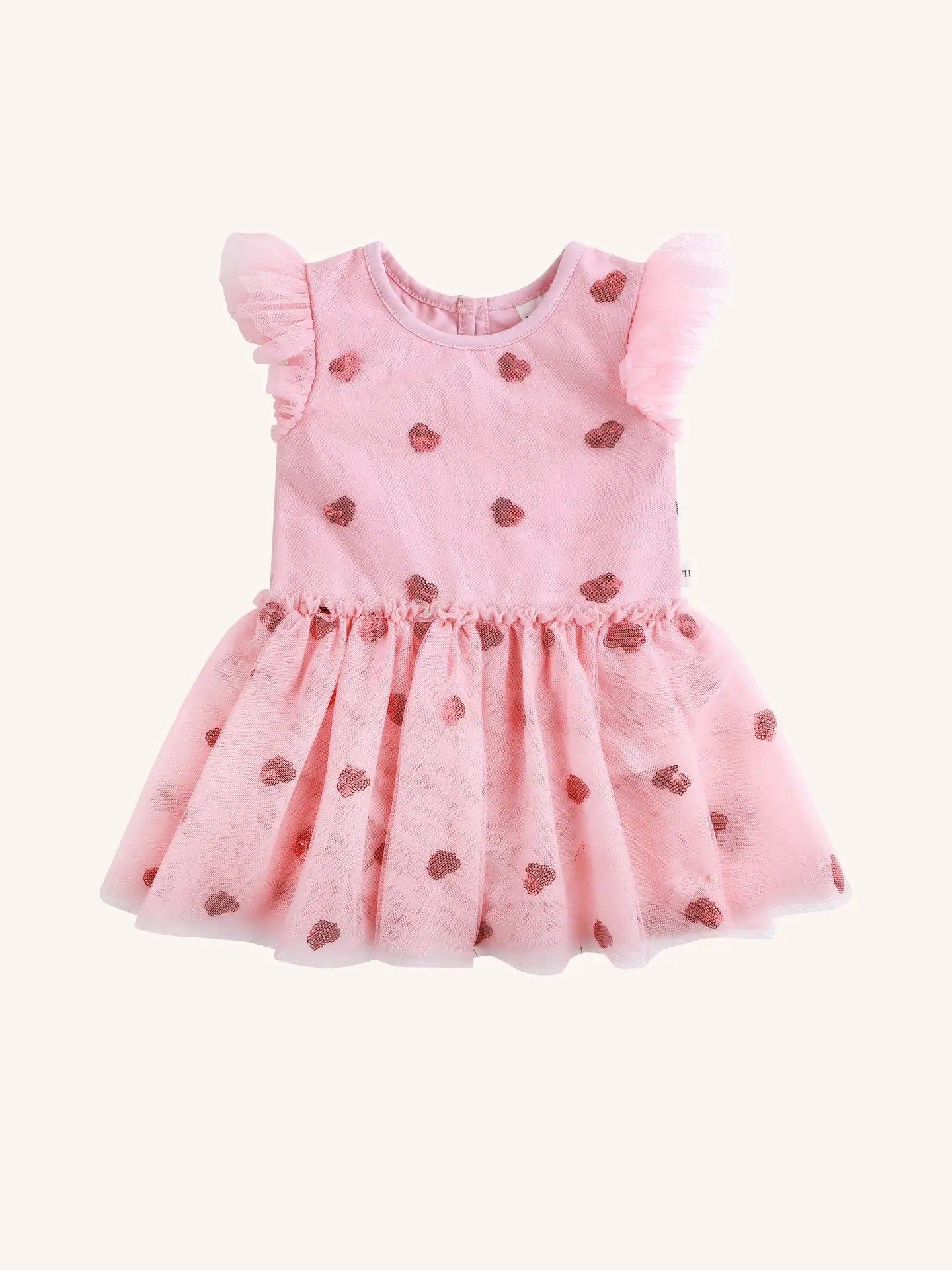 FLEUR HARRIS Hearts Tutu Bodysuit Dress
