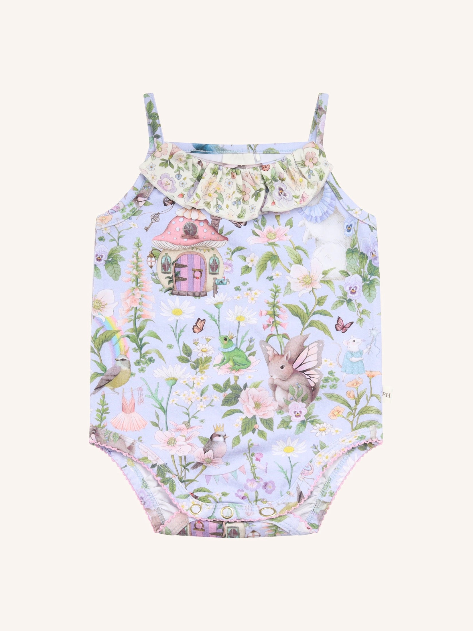 Fleur Harris Cutie Pie Bodysuit - Cornflower