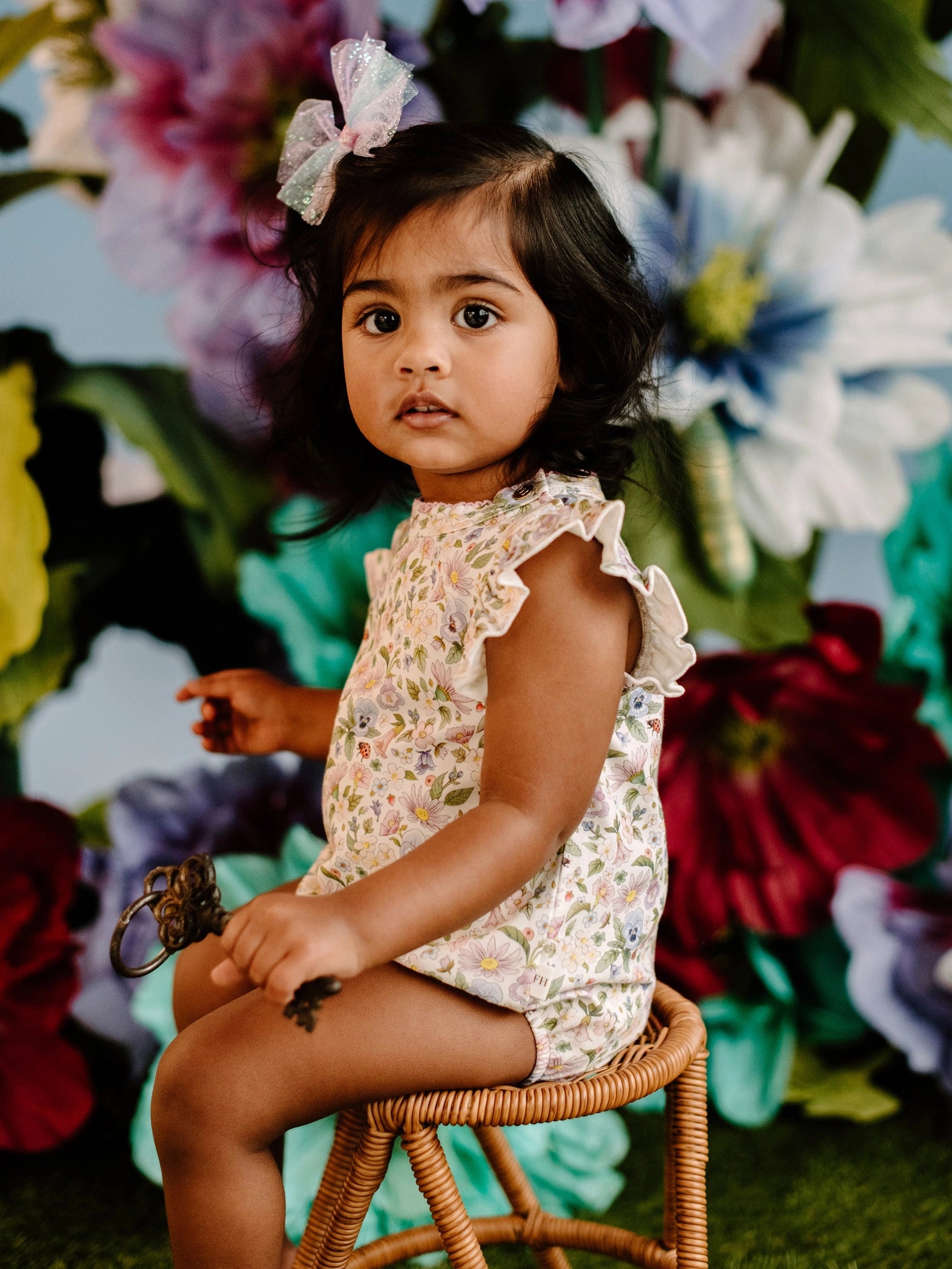 Fleur Harris Sweet Bubble Romper - Snow