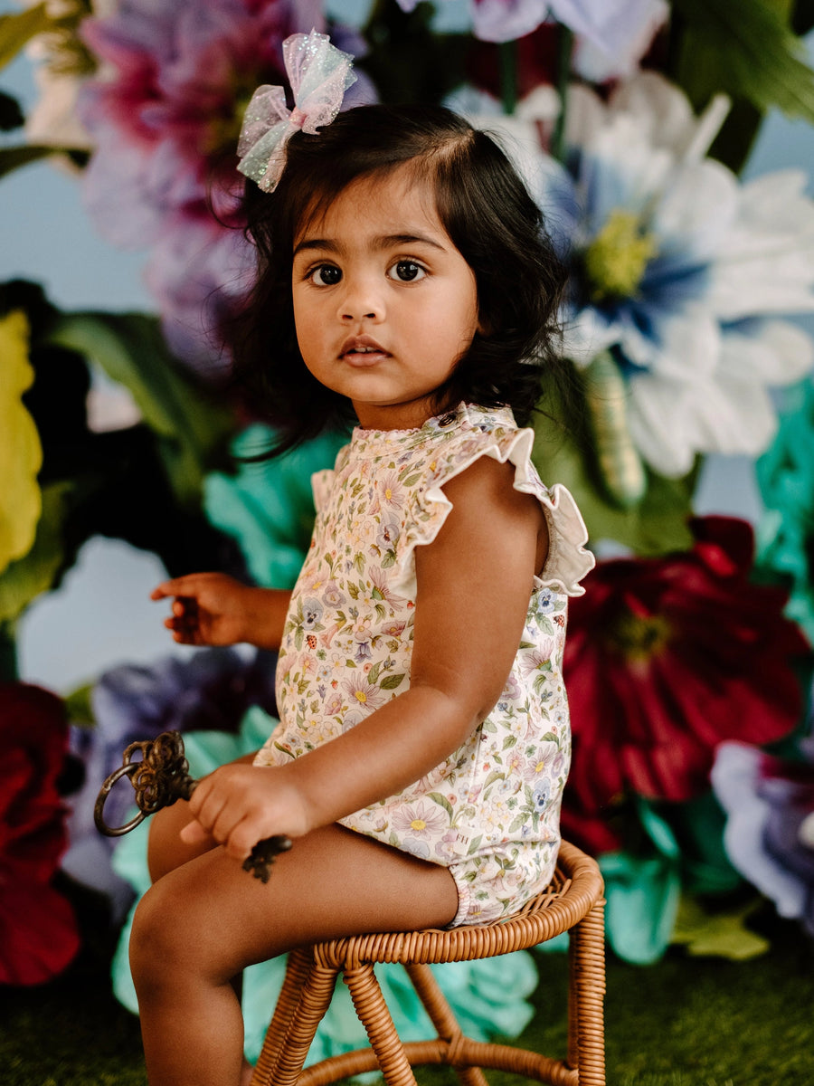 Fleur Harris Sweet Bubble Romper - Snow