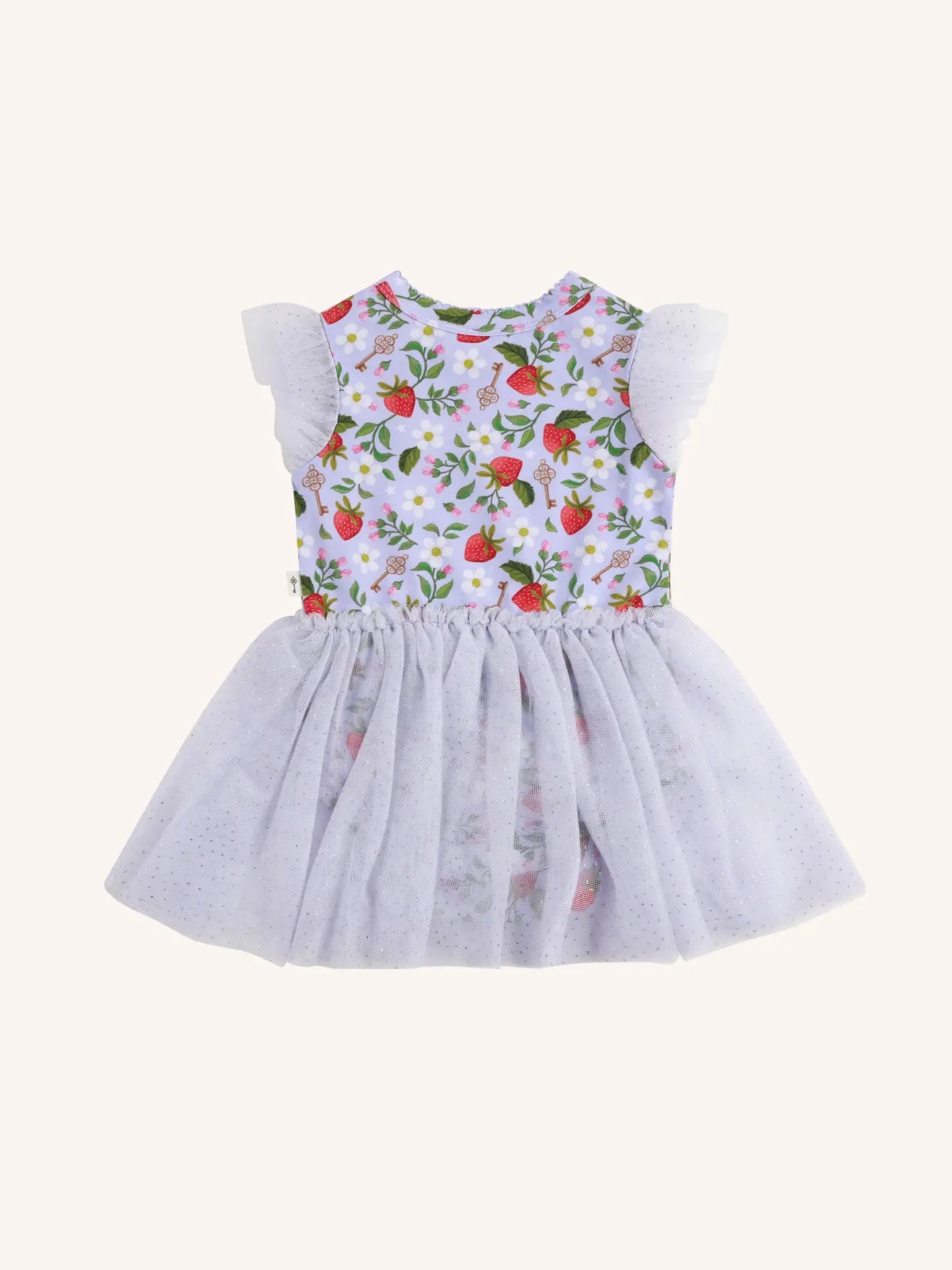 FLEUR HARRIS 'All My Hearts' Dreamy Tutu Bodysuit Dress - Violet