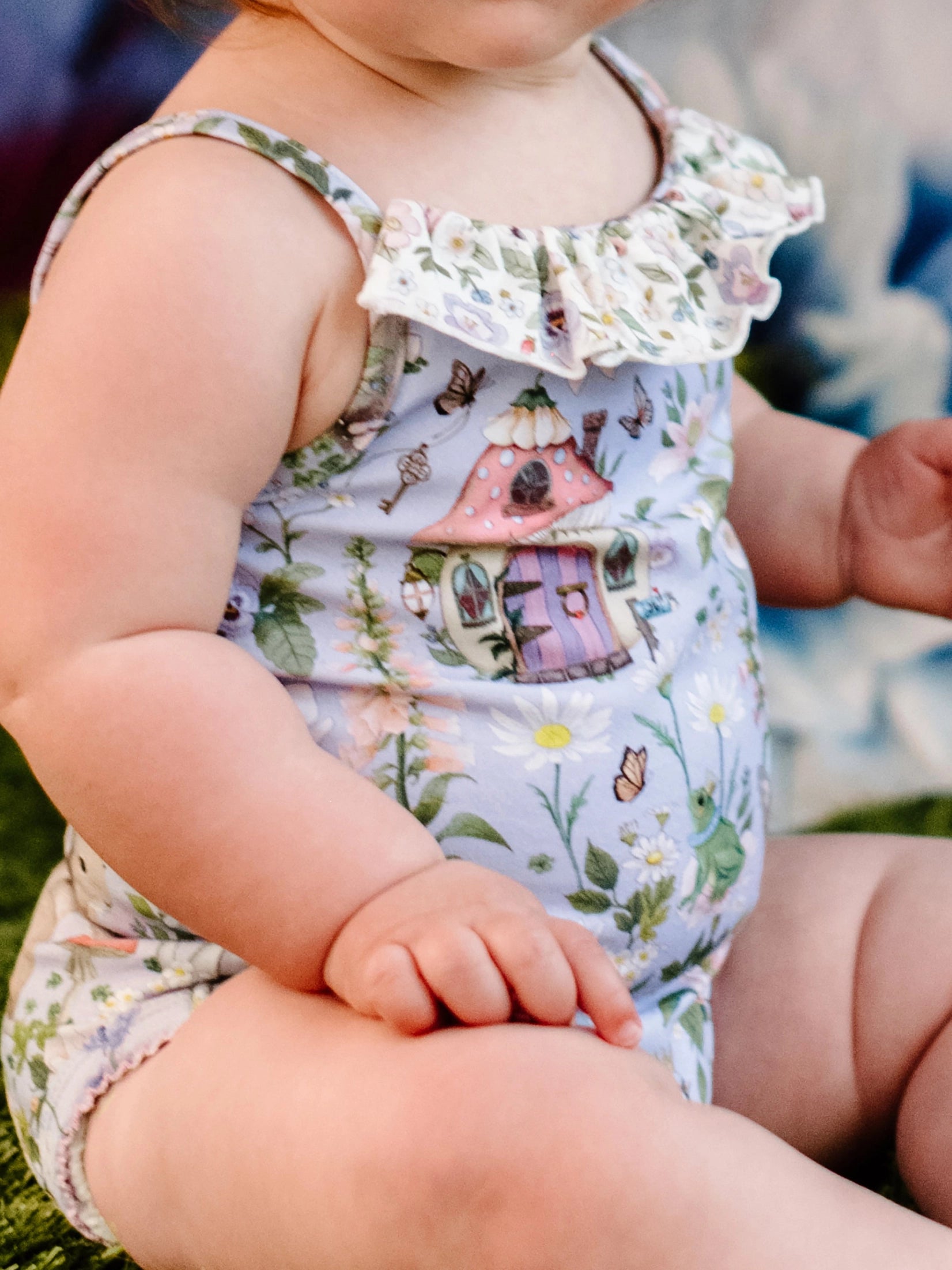 Fleur Harris Cutie Pie Bodysuit - Cornflower