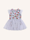 FLEUR HARRIS 'All My Hearts' Dreamy Tutu Bodysuit Dress - Violet