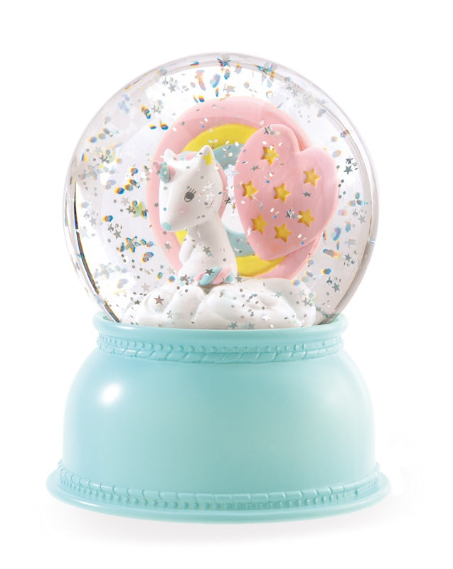 DJECO Snow Globe Night Light - Unicorn