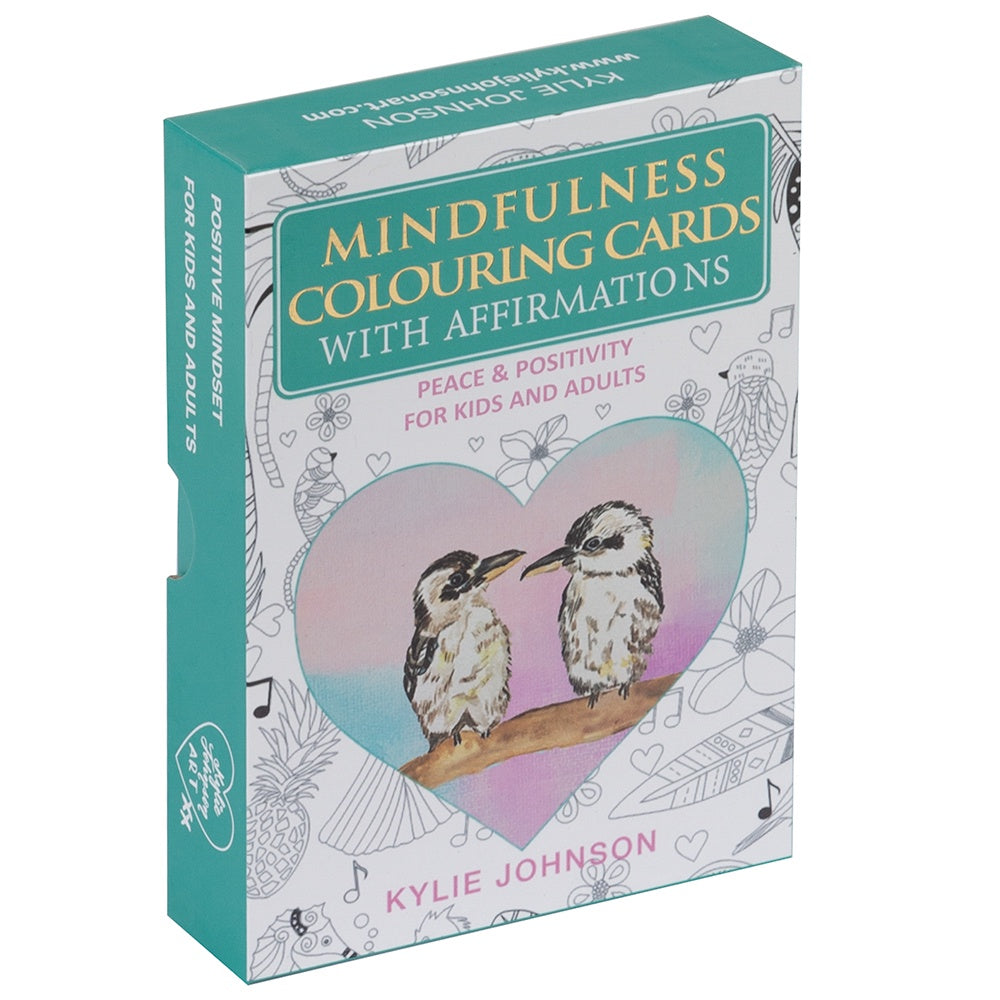 Mindfulness Colouring Cards With Affirmations