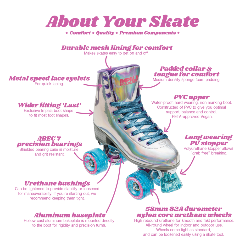 IMPALA Rollerskates - Holographic